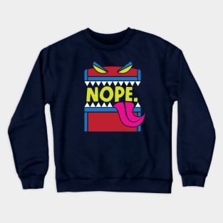 Nope Box Red Crewneck Sweatshirt